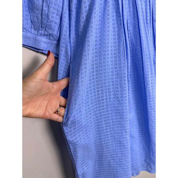 Sundance NWT Women’s Periwinkle Embroidered Sonata Easy Dress size Small - Picture 5 of 9